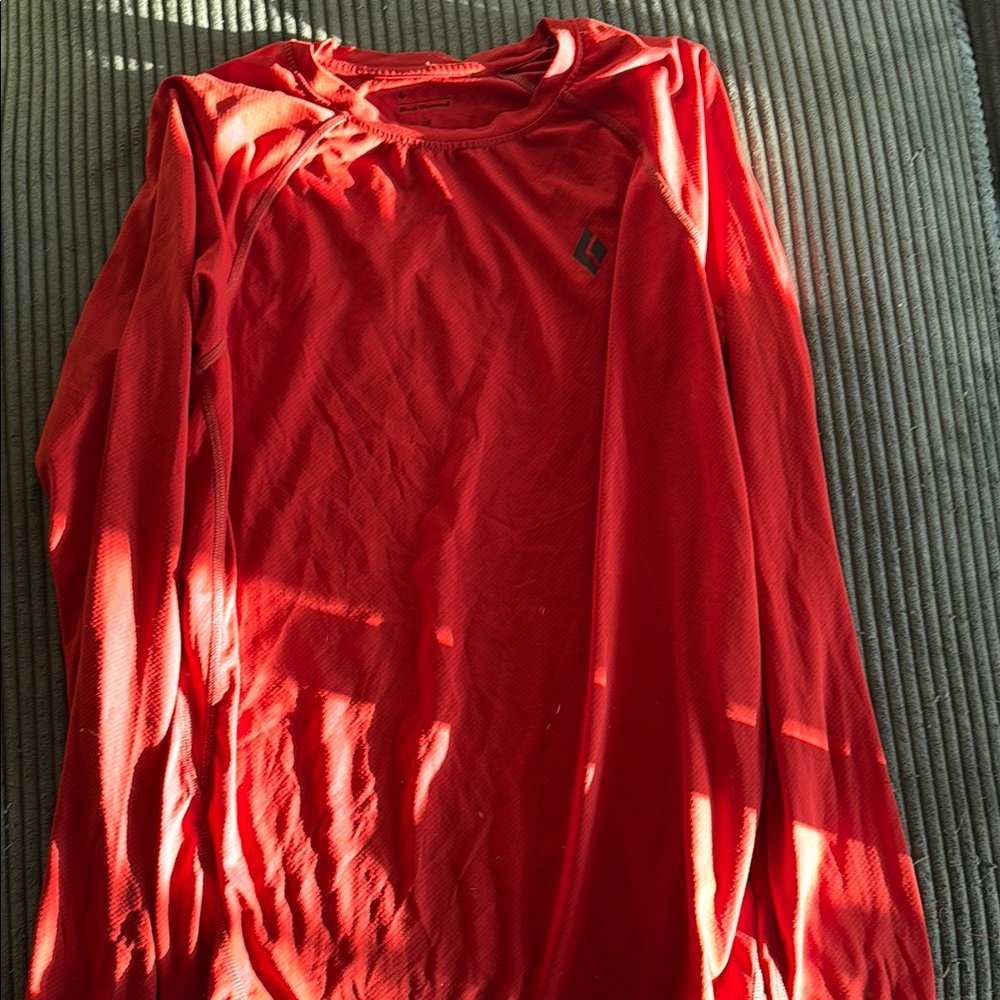 Bright Red Long Sleeve Shirt